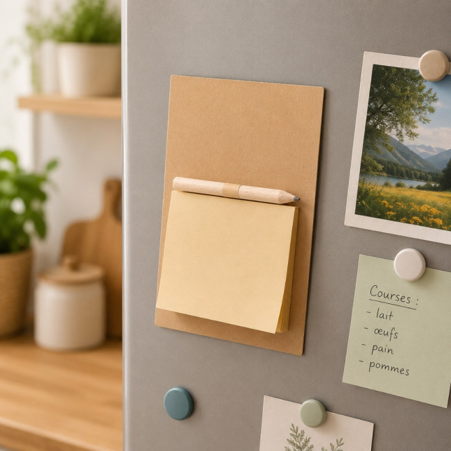 Magnet bloc-notes personnalisable Kibly 