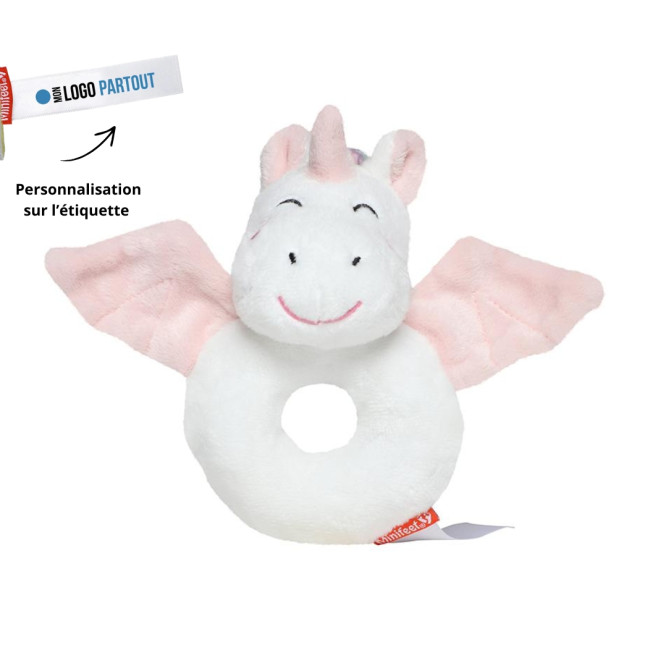 Doudou personnalisé Licorne Cercle MBW® 