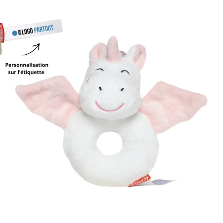 Doudou personnalisé Licorne Cercle MBW® 