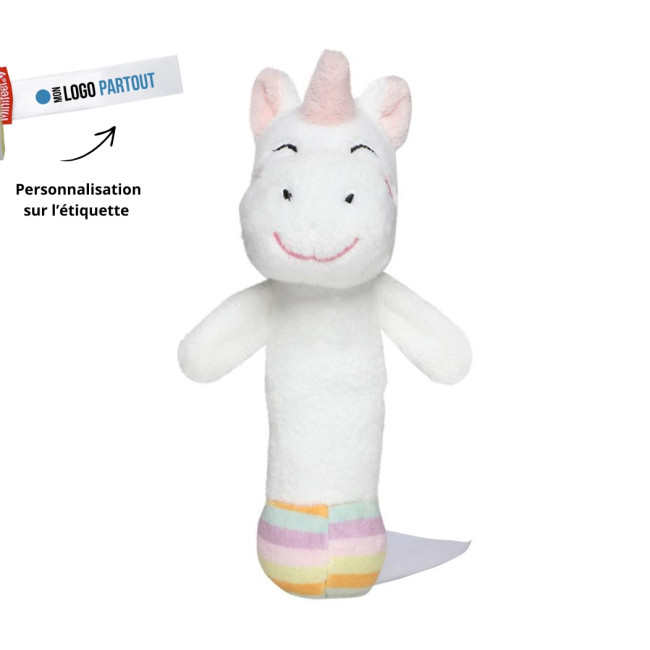 Doudou personnalisable Licorne Baton MBW® 