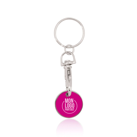 Porte-clés jeton personnalisé Euromarket 