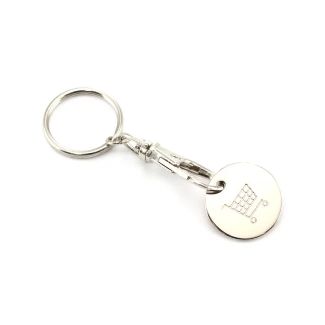 Porte-clés jeton personnalisé Euromarket 