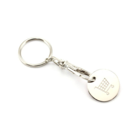 Porte-clés jeton personnalisé Euromarket 