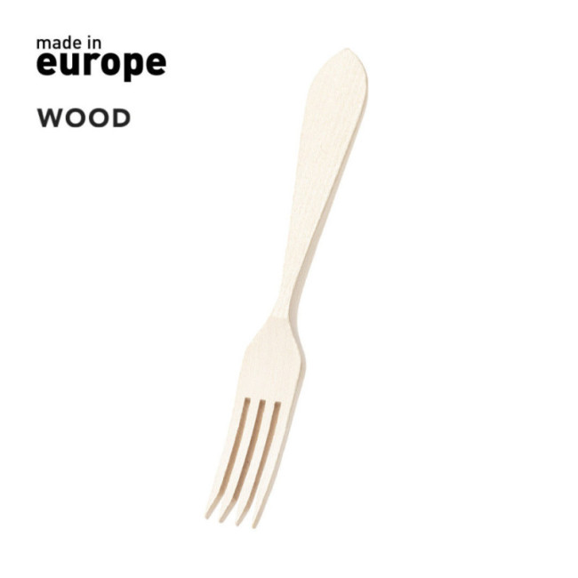 Fourchette en bois personnalisable Offen 