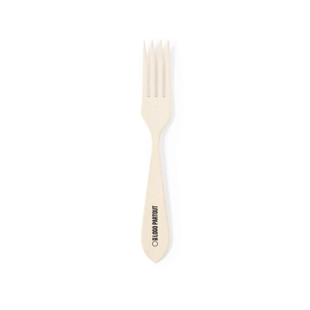 Fourchette en bois personnalisable Offen 