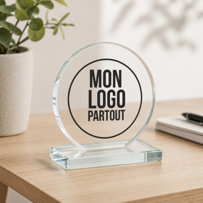 Trophée personnalisable en verre Owen 