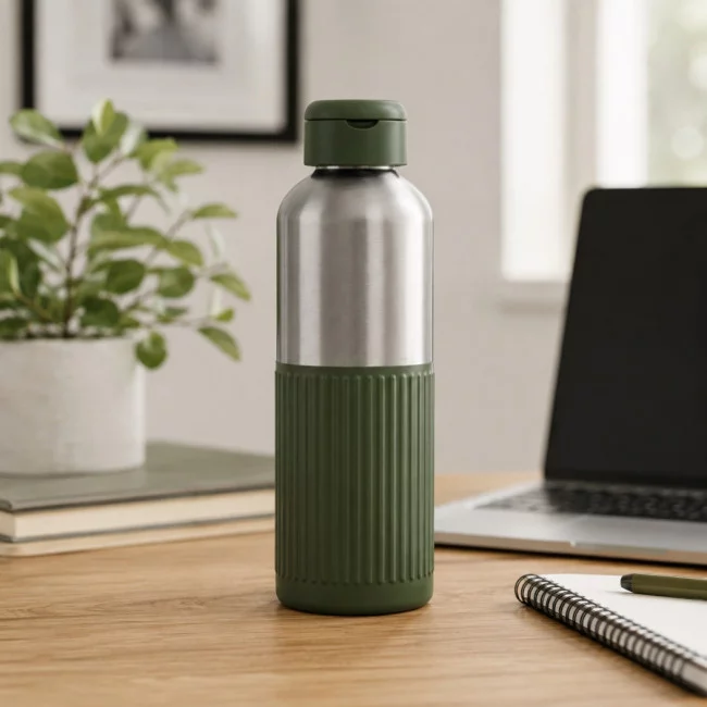 Gourde étanche en acier recyclé Ripple 750 ml 