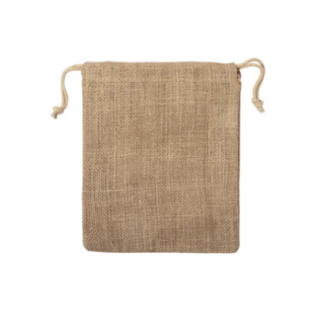 Pochon personnalisé en jute 16 x 20 cm Lesky 