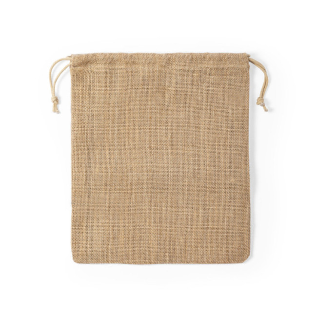 Pochon publicitaire en jute 25 × 30 cm Vagan 