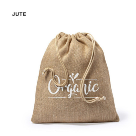 Pochon publicitaire en jute 25 × 30 cm Vagan 