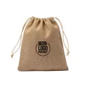 Pochon publicitaire en jute 25 × 30 cm Vagan 