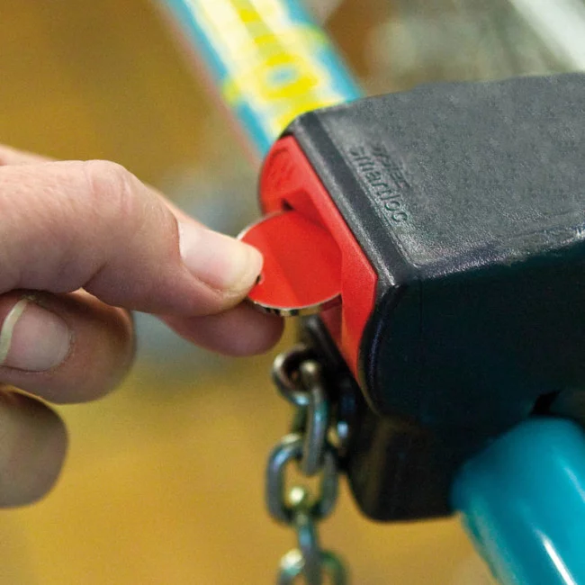 Porte-clés jeton personnalisé Euromarket 
