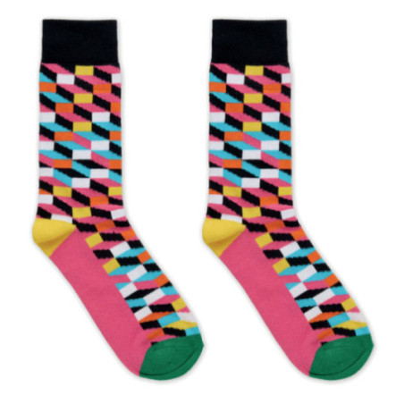 Chaussettes colorées Funny L 
