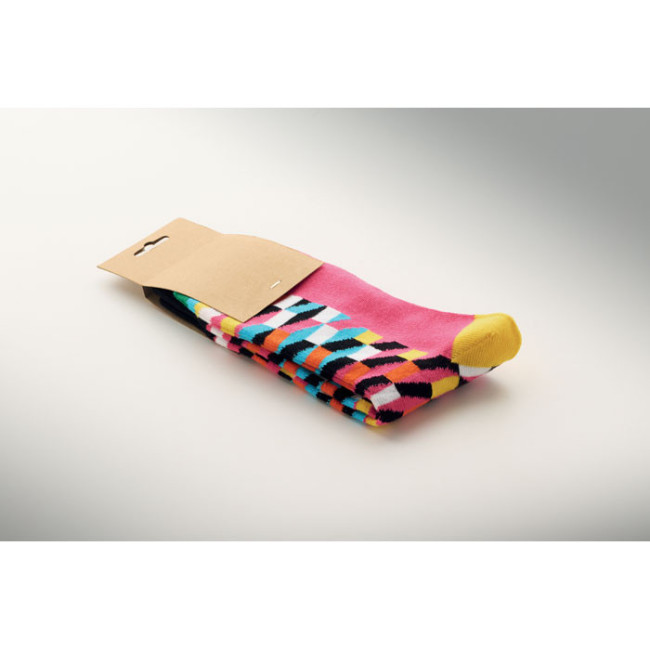 Chaussettes colorées Funny L 