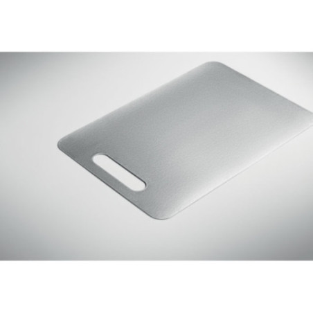 Petite planche à découper en inox Plati 