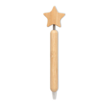 Stylo à bille étoile en bambou Starpen 