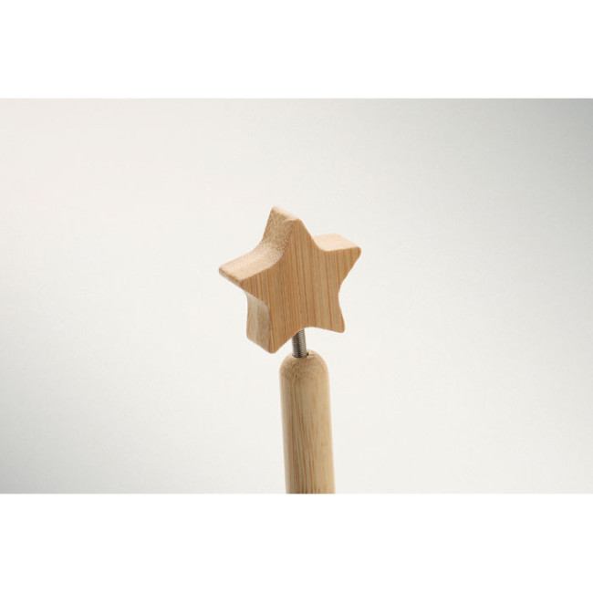 Stylo à bille étoile en bambou Starpen 