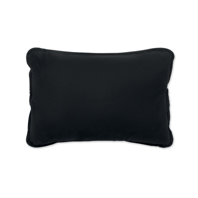 Coussin publicitaire en tissu suédé Suicush 
