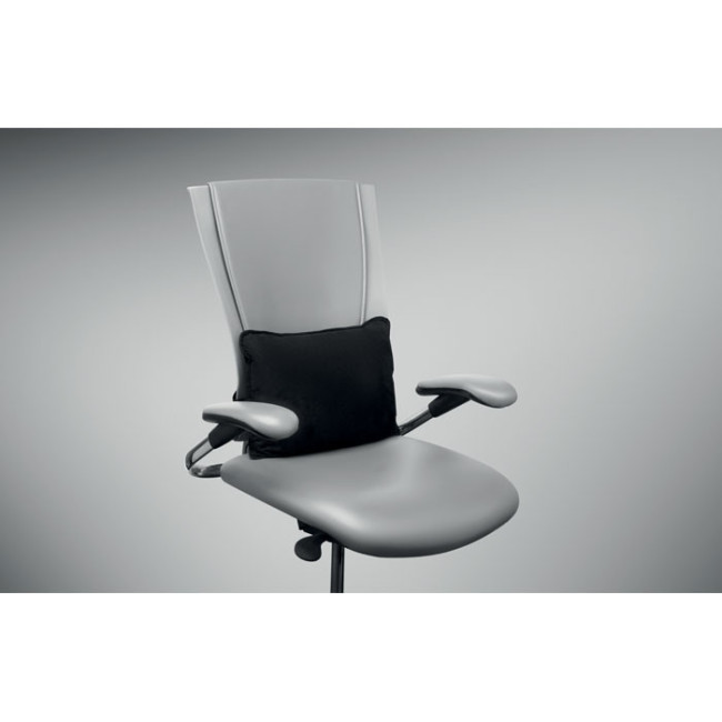 Coussin publicitaire en tissu suédé Suicush 