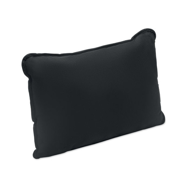 Coussin publicitaire en tissu suédé Suicush 