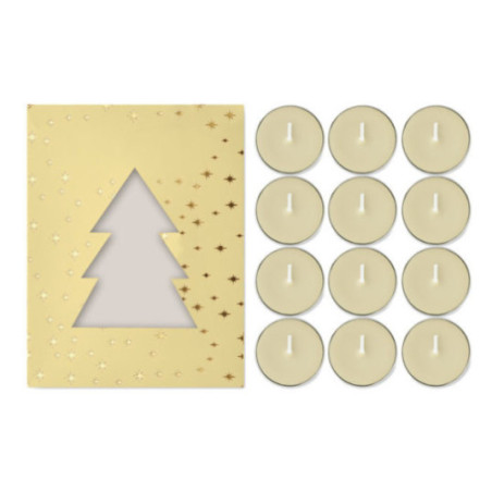 Boîte de 12 bougies chauffe-plat Radiant 