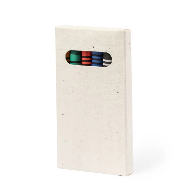Set crayons de couleurs personnalisé ensemencé
