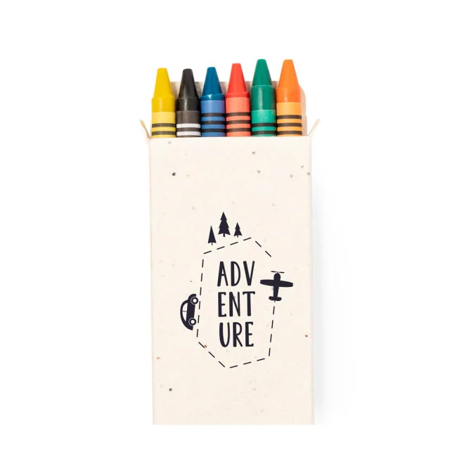 Set crayons de couleurs personnalisé ensemencé