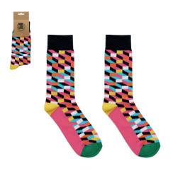 Chaussettes colorées Funny L