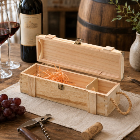 Coffret à vin personnalisable Vinbox+ 