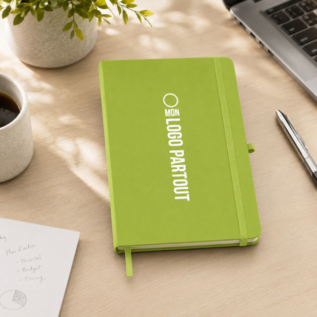 Carnet A5 à couverture en PU recyclé Arcoloop 