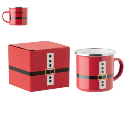 Mug de Noël personnalisé Santamel 300 ml 