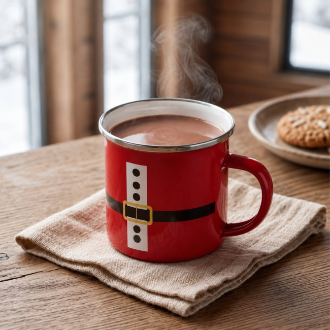 Mug de Noël personnalisé Santamel 300 ml 