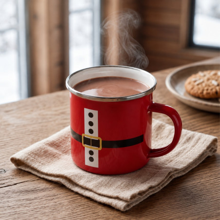 Mug de Noël personnalisé Santamel 300 ml 