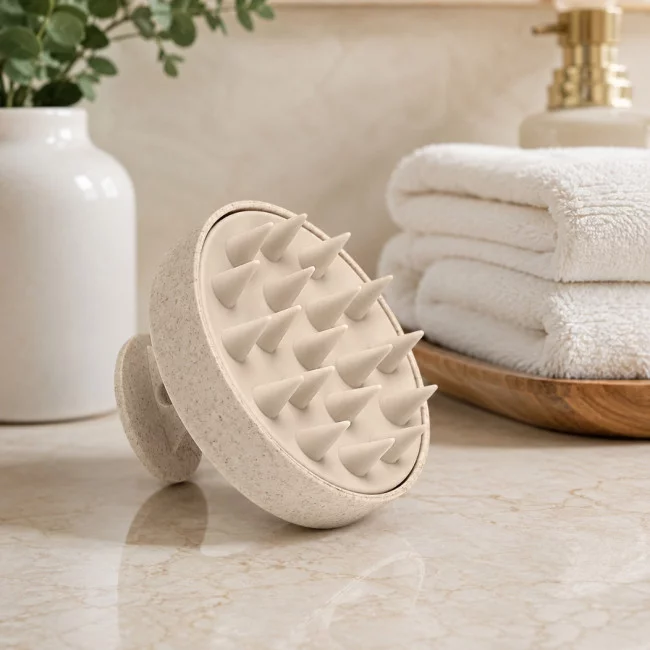Brosse de massage cuir chevelu personnalisée 