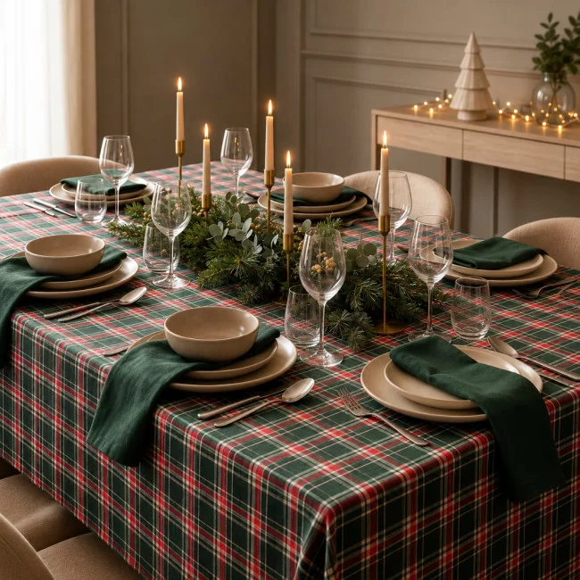Ensemble nappe et serviettes de tables Santable 