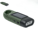 Lampe torche solaire et à dynamo Cranch 