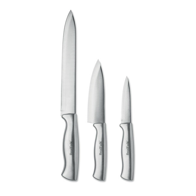Set de 3 couteaux de cuisine personnalisés Cocinero 