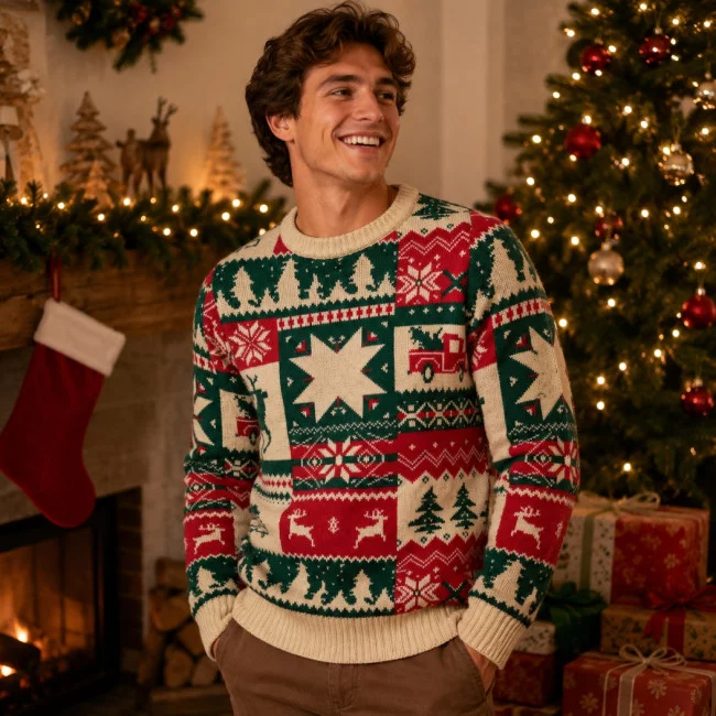 Pull de Noël personnalisé Shimis S-M 