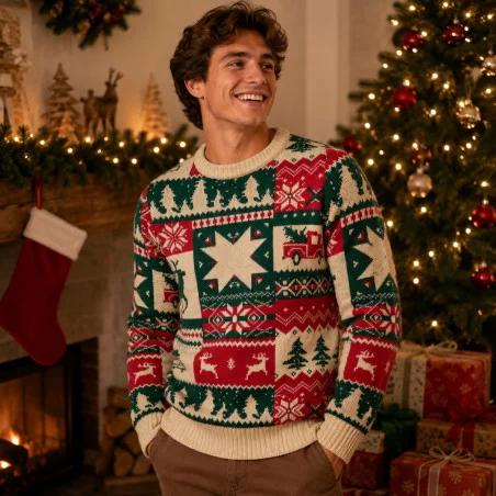 Pull de Noël personnalisé Shimis S-M 