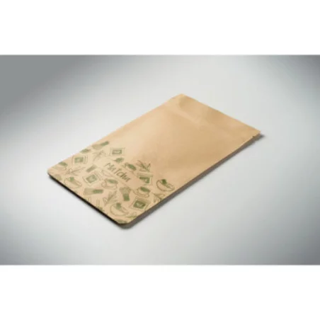 Sachet de thé vert matcha personnalisé 