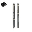 Coffret de stylos en acier recyclé Swiss Peak OSLO 