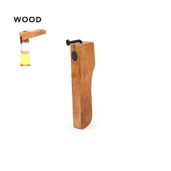 Décapsuleur personnalisé en bois Clasinger