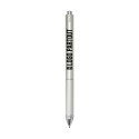 Stylo à bille 4-en-1 en acier inoxydable recyclé Tine 