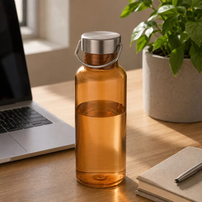 Gourde personnalisée en RPET Thor 600 ml 