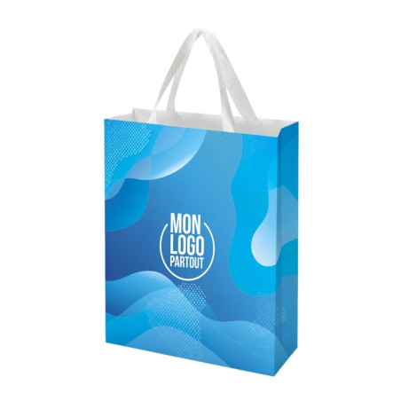Sac en papier personnalisé 31 x 12 x 39 cm Smartfold 