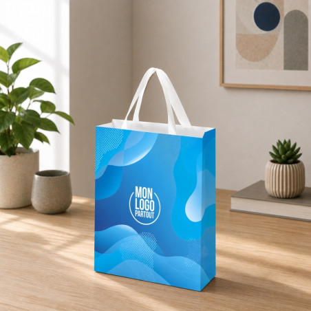 Sac en papier personnalisé 31 x 12 x 39 cm Smartfold 
