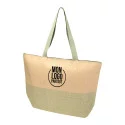 Sac cabas personnalisé en papier paille Rhythm 