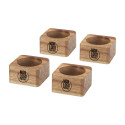 Ronds de serviette en bois d'acacia Napora 