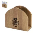 Porte-serviettes de table en bois d'acacia 