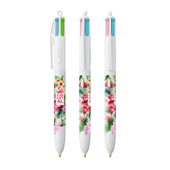Stylo BIC ® 4 Couleurs Fashion Lanyard 